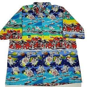 VTG Pineapple C Men's Tshirt Hawaiian XL